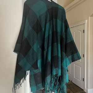 Green and Black cardigan really cute.  I'm too short, brand new.